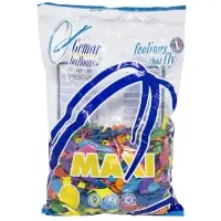 Воздушные шары латексные 6", пастель, 1000 шт., МИКС