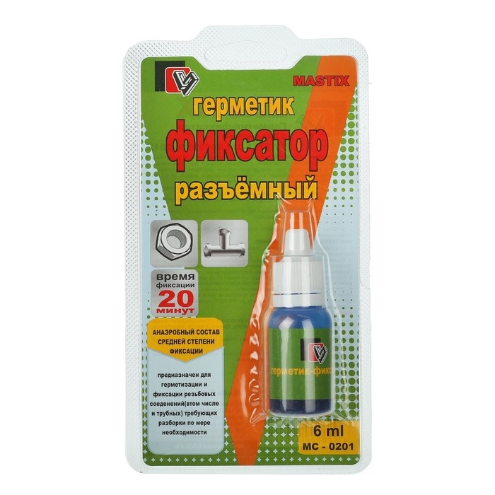 Герметик фиксатор MASTIX, разъёмный, 6 мл Герметик фиксатор MASTIX, разъёмный, 6 мл