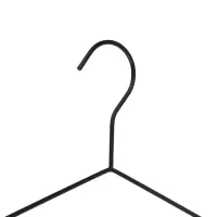 Вешалка для одежды тм VETTA, 41х19,5х0,3 см, металл, дерево, цвет черный