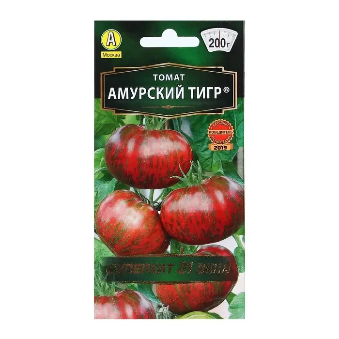 Семена Томат Семена Томат "Амурский тигр", индетерминантный,высокорослый, 20 шт