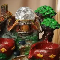 Фонтан настольный &laquo;Горка с ручейками&raquo;, 13&times;16&times;20 см, с подсветкой