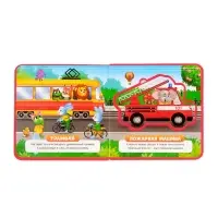 Книжка с мягкими пазлами EVA &laquo;Транспорт&raquo;, 12 стр.