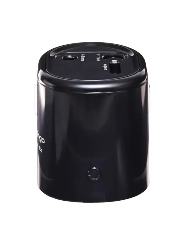 Точилка электрическая Berlingo Power TX, 2 отверстия, с контейнером, чёрная