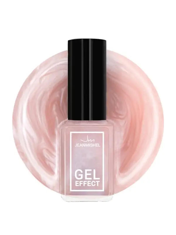 Лак для ногтей с эффектом геля Jeanmishel, тон 121, белый жемчужный, 6 мл