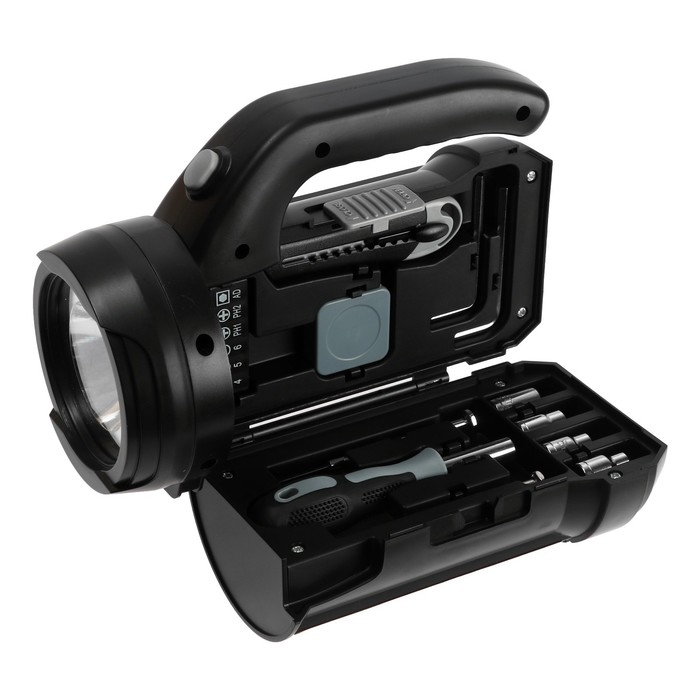 Набор инструментов ТУНДРА, подарочный пластиковый кейс Набор инструментов ТУНДРА, подарочный пластиковый кейс "Фонарь", 17 предметов