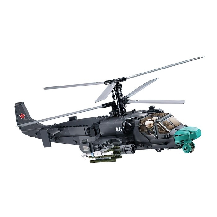 Конструктор Модельки «Вертолёт КА-52С», 1:35, 913 деталей Конструктор Модельки «Вертолёт КА-52С», 1:35, 913 деталей