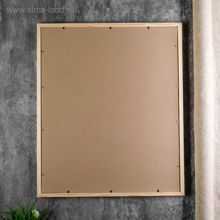 Фоторамка с 20 50х60 см, белое дерево Фоторамка с 20 50х60 см, белое дерево