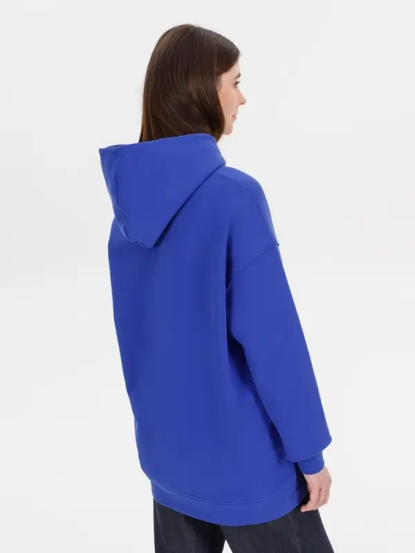 Худи оверсайз унисекс Outshine, ярко-синее, размер XS/S Худи оверсайз унисекс Outshine, ярко-синее, размер XS/S