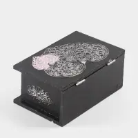 Шкатулка &laquo;Сердца&raquo;, 18&times;12&times;8 см, МДФ