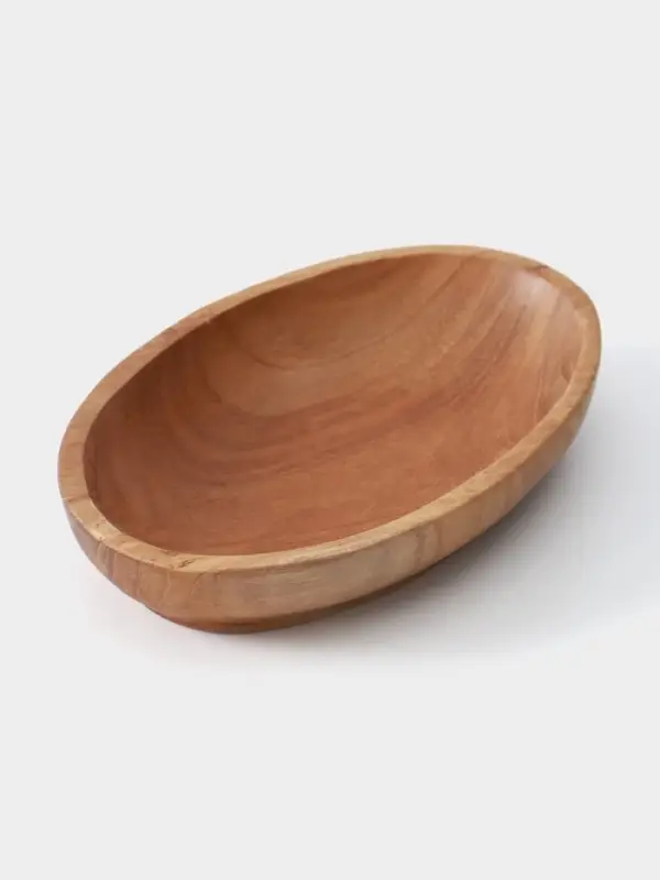 Тарелка, 17&times;11&times;3 см, тиковое дерево