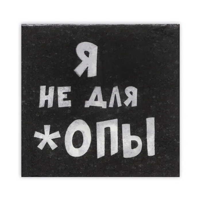 Салфетки бумажные однослойные &laquo;Я не для *опы&raquo;, 24&times;24, 100 шт.