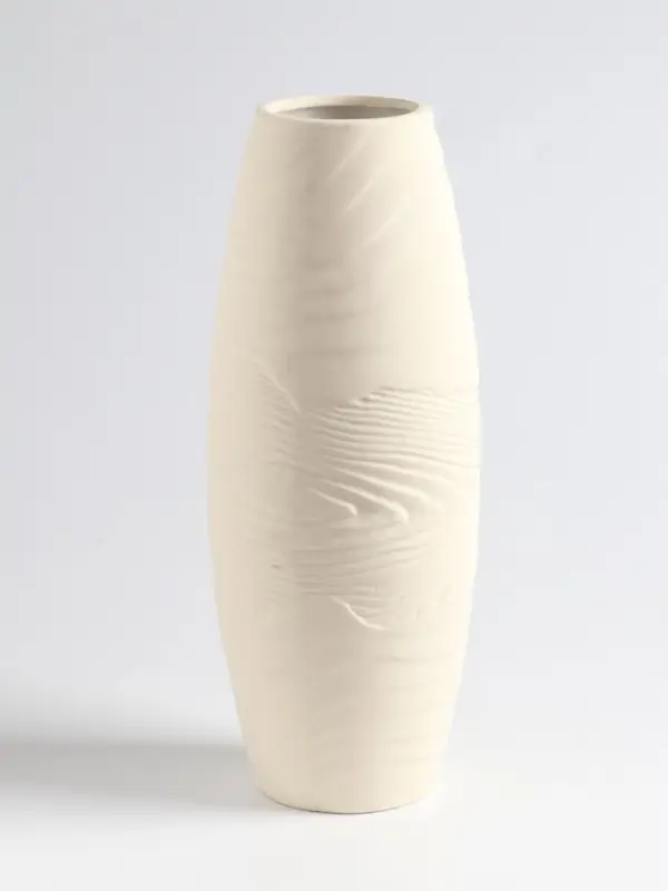 Ваза «Бего», классик, 27×9 см, керамика, бежевая Ваза «Бего», классик, 27×9 см, керамика, бежевая