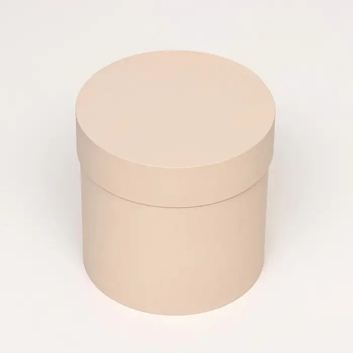 Набор шляпных подарочных коробок 5 в 1, коричневый, 23&times;23-14&times;14 см