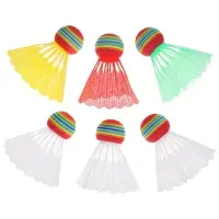 Набор воланов для бадминтона, 6 шт., пластик, 4 г, МИКС