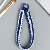 Брелок на карабине "Паракорд" шнур 0,5 см сине-белый 14,5х1,8х0,8 см Брелок на карабине "Паракорд" шнур 0,5 см сине-белый 14,5х1,8х0,8 см