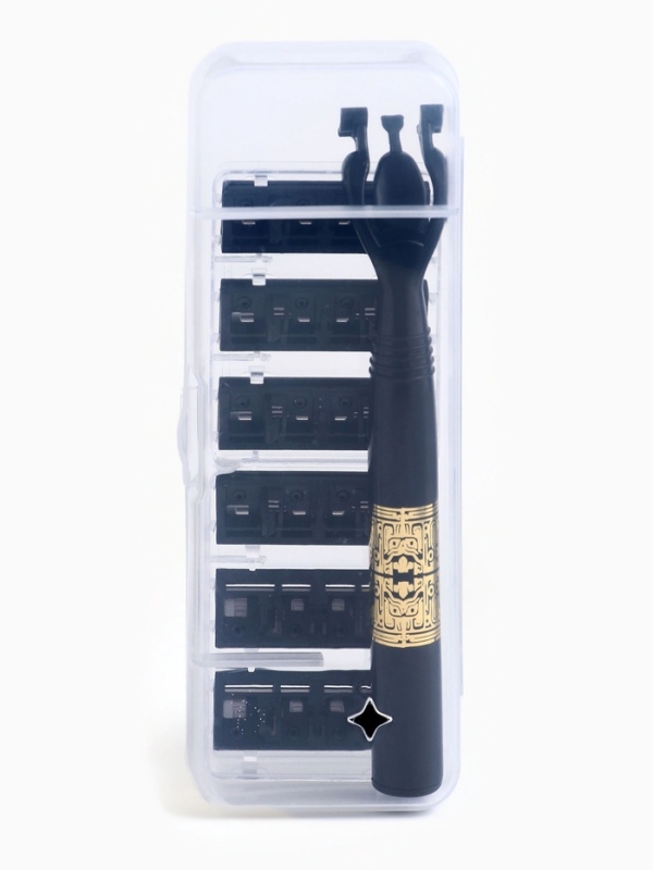 Станок бритвенный + 6 сменных кассет с 6 лезвиями Станок бритвенный + 6 сменных кассет с 6 лезвиями