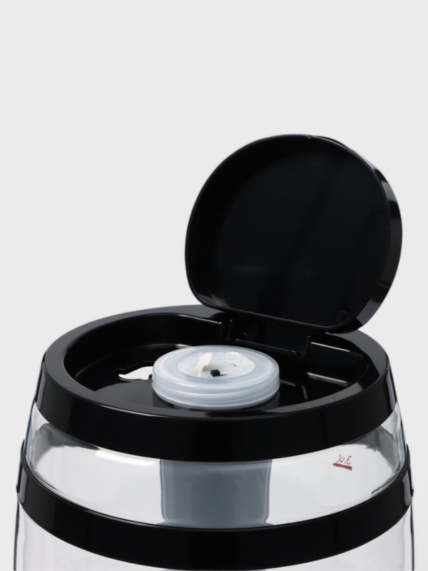 Пивной бочонок «Банный», 3 л, ёмкость для льда, подсветка, пластик, чёрный Пивной бочонок «Банный», 3 л, ёмкость для льда, подсветка, пластик, чёрный