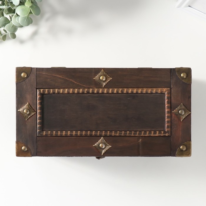 Шкатулка сундук дерево "Бонфилия" 27,5х14х12,5 см