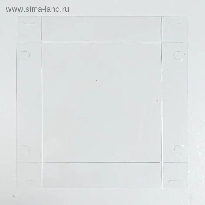 Коробка для кондитерских изделий с пластиковой крышкой Present for you, 11.5 х 11.5 х 6 см Коробка для кондитерских изделий с пластиковой крышкой Present for you, 11.5 х 11.5 х 6 см