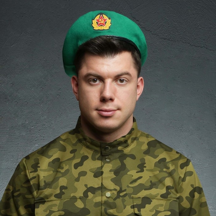 Берет пограничника «На страже Родины», герб Берет пограничника «На страже Родины», герб