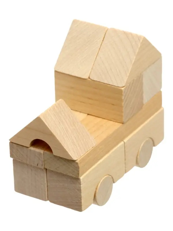 Конструктор деревянный PELSI &laquo;Строительный набор №3&raquo;, 90 элементов