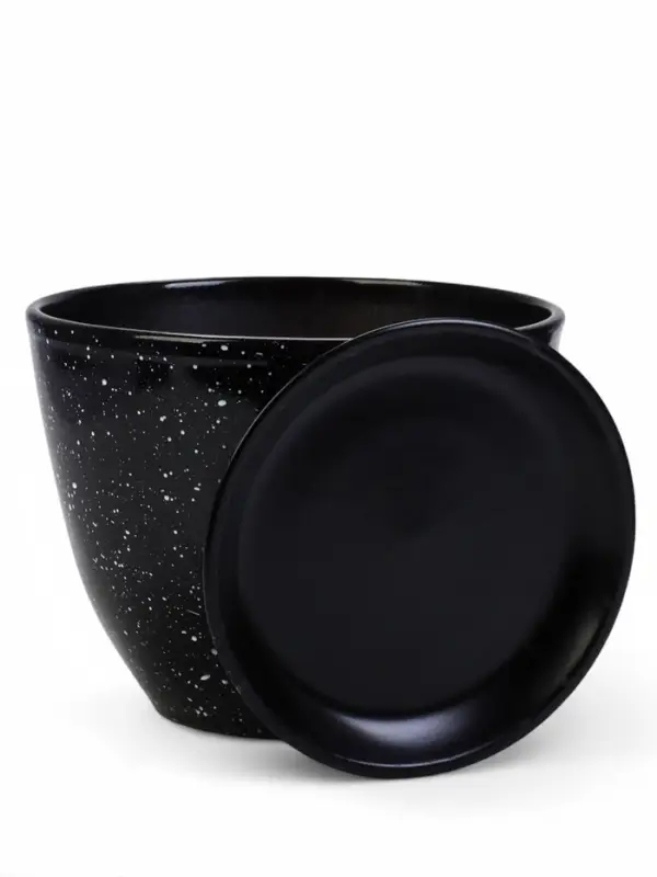 Горшок цветочный поддоном  8 л,  керамика, Гранит (М) Горшок цветочный поддоном  8 л,  керамика, Гранит (М)