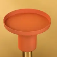 Подсвечник на 1 свечу текстурный "Терракотовый" 10,5х10,5х19,5 см