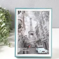 Фоторамка пластик 15х20 см "Данте" голубая лагуна 20,8х15,8х2,5 см