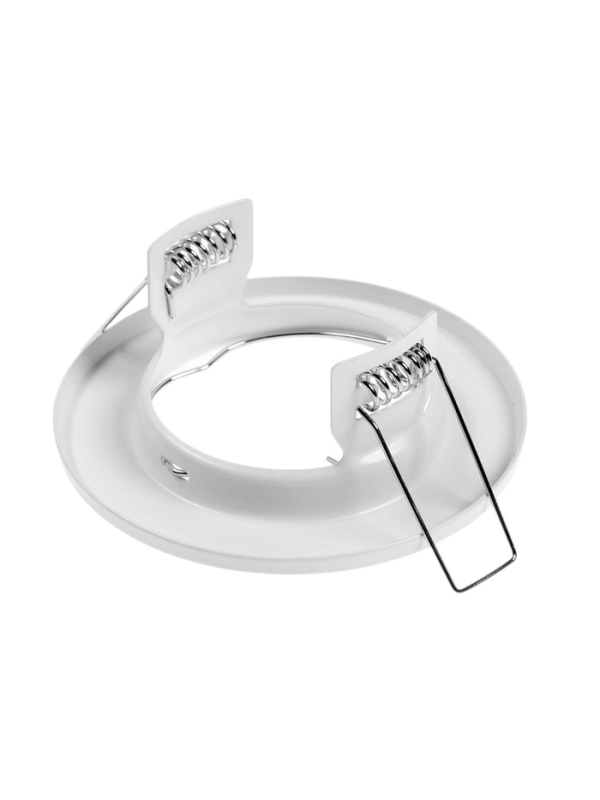 Светильник встраиваемый под лампу MR16, круг, металл, белый Светильник встраиваемый под лампу MR16, круг, металл, белый