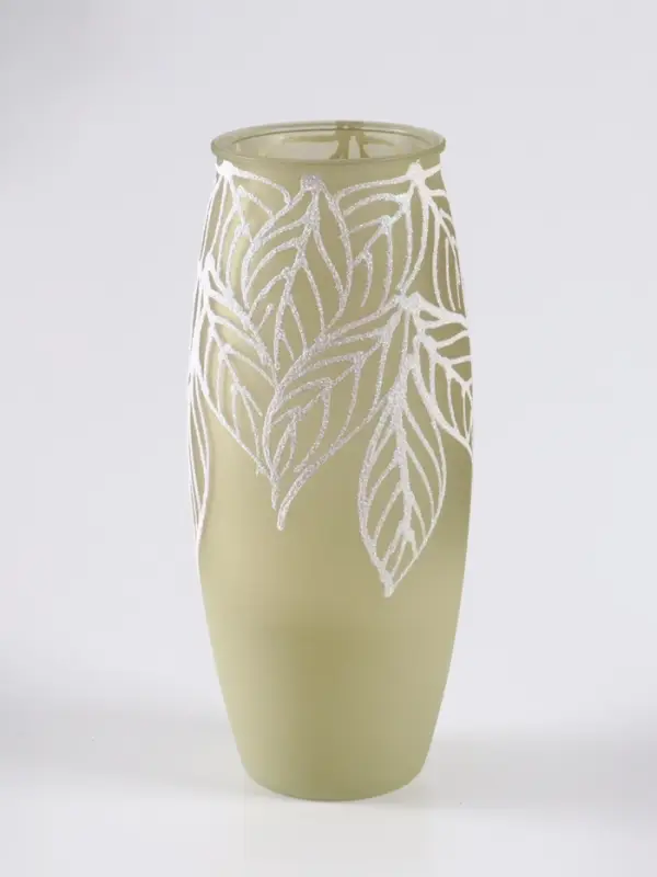 Ваза «Кармен» овал, h=23 см, стекло, бледно-зелёная Ваза «Кармен» овал, h=23 см, стекло, бледно-зелёная