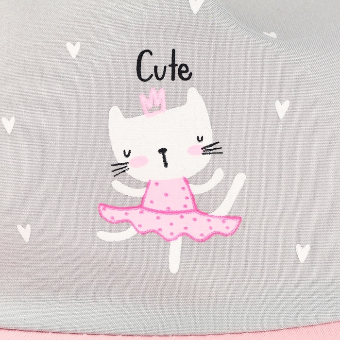 Кепка детская для девочки «Котик», р-р. 48-50 Кепка детская для девочки «Котик», р-р. 48-50