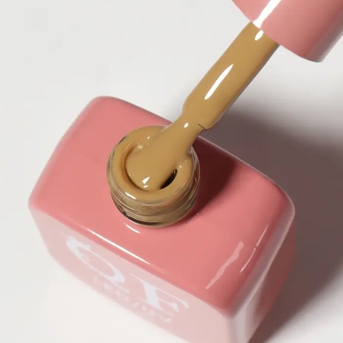 Гель лак для ногтей, однотонный, трехфазный, 10 мл, LED/UV, коричневый (218)