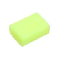 Набор ластиков 5 штук прямоугольных НЕОН желтый (штрихкод на штуке)