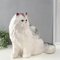 Копилка "Котёнок белый", 33,5х44,5х24 см