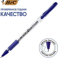 Ручка гелевая неавтомат. BIC Gelocity Stic резин.манжет.синяя