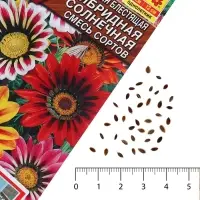 Семена цветов Гацания блестящая &laquo;Гибридная Солнечная&raquo;, смесь сортов, 5 шт., однолетник, &laquo;Аэлита&raquo;