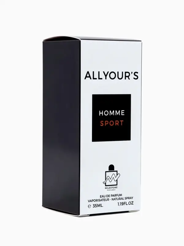Парфюмерная вода мужская ALL YOUR'S HOMME SPORT, 35 мл (мотив Allure Homme Sport Chanel)