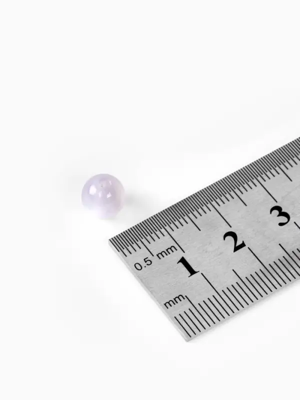 Бусина &laquo;Кошачий глаз&raquo;, d=8 мм, набор &plusmn;60 шт. белая