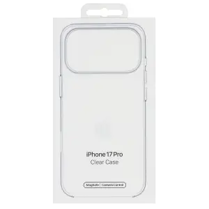 Чехол для iPhone 17 Pro Clear Case PC (MagSafe + анимация NFC) ORG