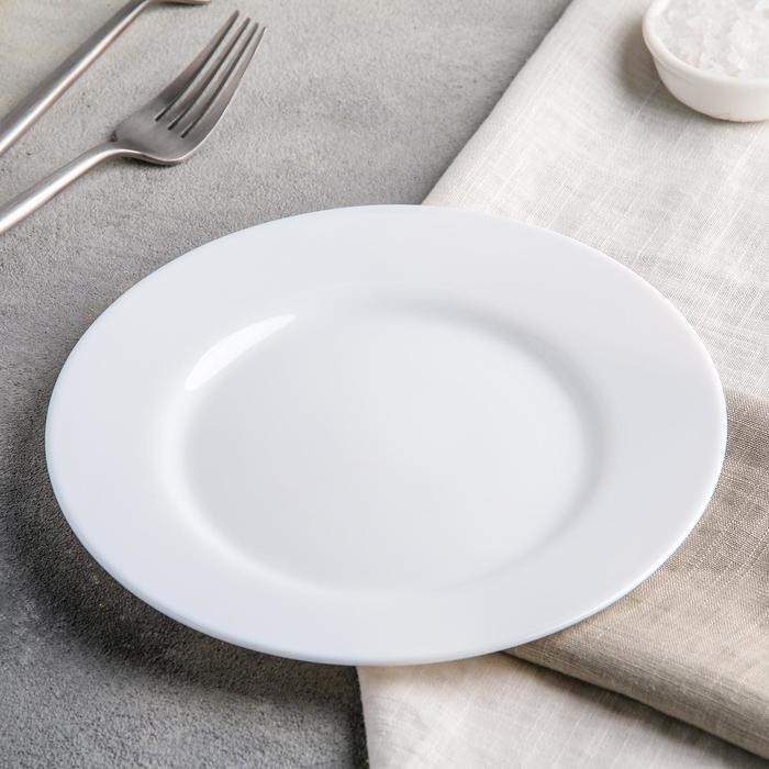 Тарелка десертная Luminarc Everyday, d=19 см, стеклокерамика, цвет белый Тарелка десертная Luminarc Everyday, d=19 см, стеклокерамика, цвет белый