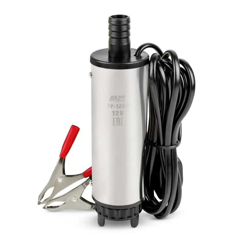 Насос для перекачки тех. жидкостей погружной AVS FP-1251f(12V/3,5А/40л/м./d=51 мм/съемный фильтр)