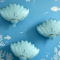 Воздушный шар фольгированный 20" &laquo;Морская ракушка&raquo;, голубой