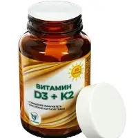 Витамин D3 + K2 Vitamuno, 600 МЕ, 60 таблеток