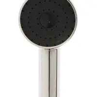 Лейка для душа ZEIN Z0210, 1 режим, d=60 мм, пластик, хром с черной вставкой