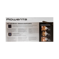 Фен-щетка Rowenta Magic Nature CF7826F0, 1200Вт, 2 скорости, 2 режима, чёрно-золотистый