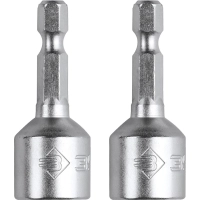 Бита с торцевой головкой ЗУБР магнит. 1/4'',Cr-V, 13х45мм,2шт.(26392-13-02)
