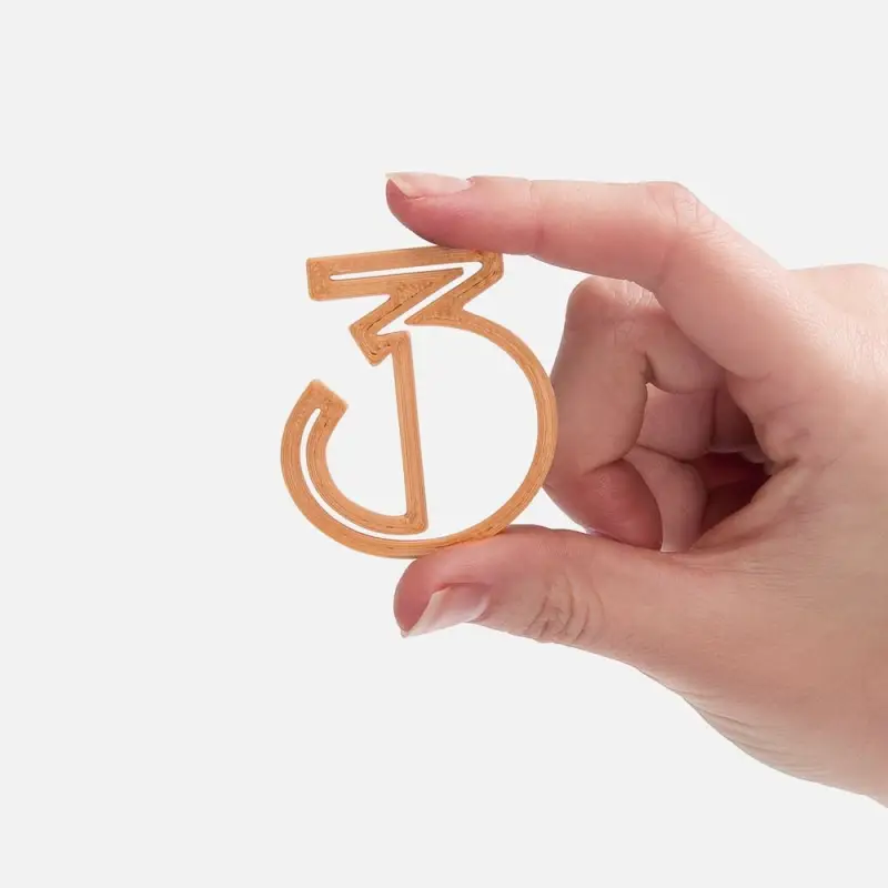 Подвеска Symbol, 3D-печать на заказ, цифра 3 Подвеска Symbol, 3D-печать на заказ, цифра 3