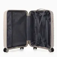 Чемодан на колёсах, 20", кодовый замок, 36&times;20&times;54 см, бежевый