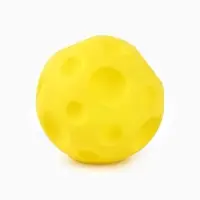 Игрушка для собак с пищалкой &laquo;Мячик планета&raquo;, 6,5 см, желтая
