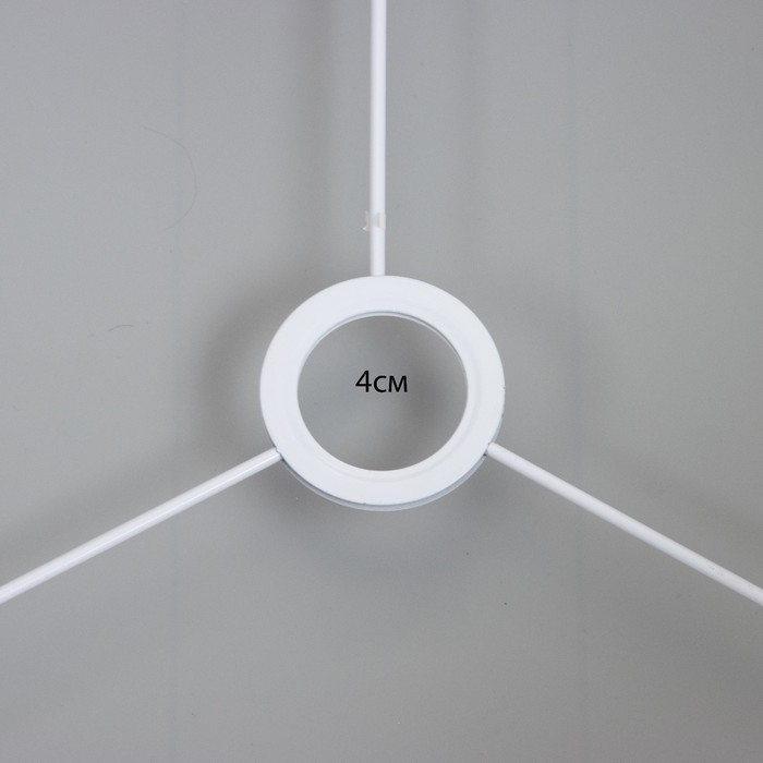 Абажур для торшера "Классика" Е27 бордовый 40х40х22см